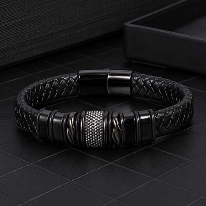 Men’s Bracelet with Personalized Name Beads