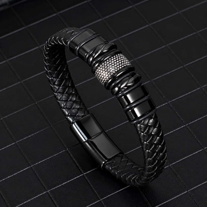Men’s Bracelet with Personalized Name Beads