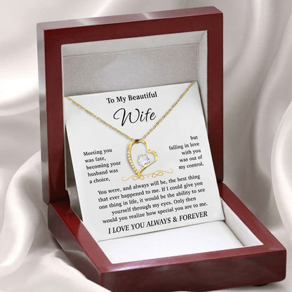 To My Wife - Forever Love Necklace Gift Set