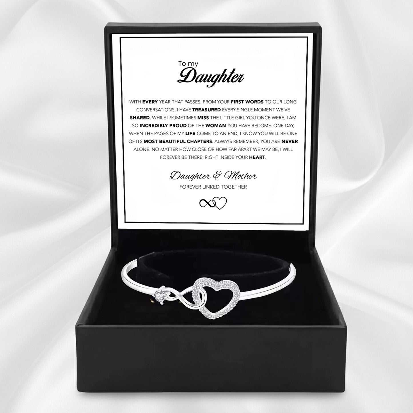 To my Daughter - Forever Connected Bracelet Set