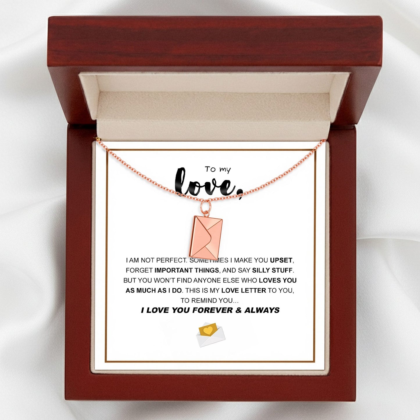 "Love Letter" Necklace Gift Set