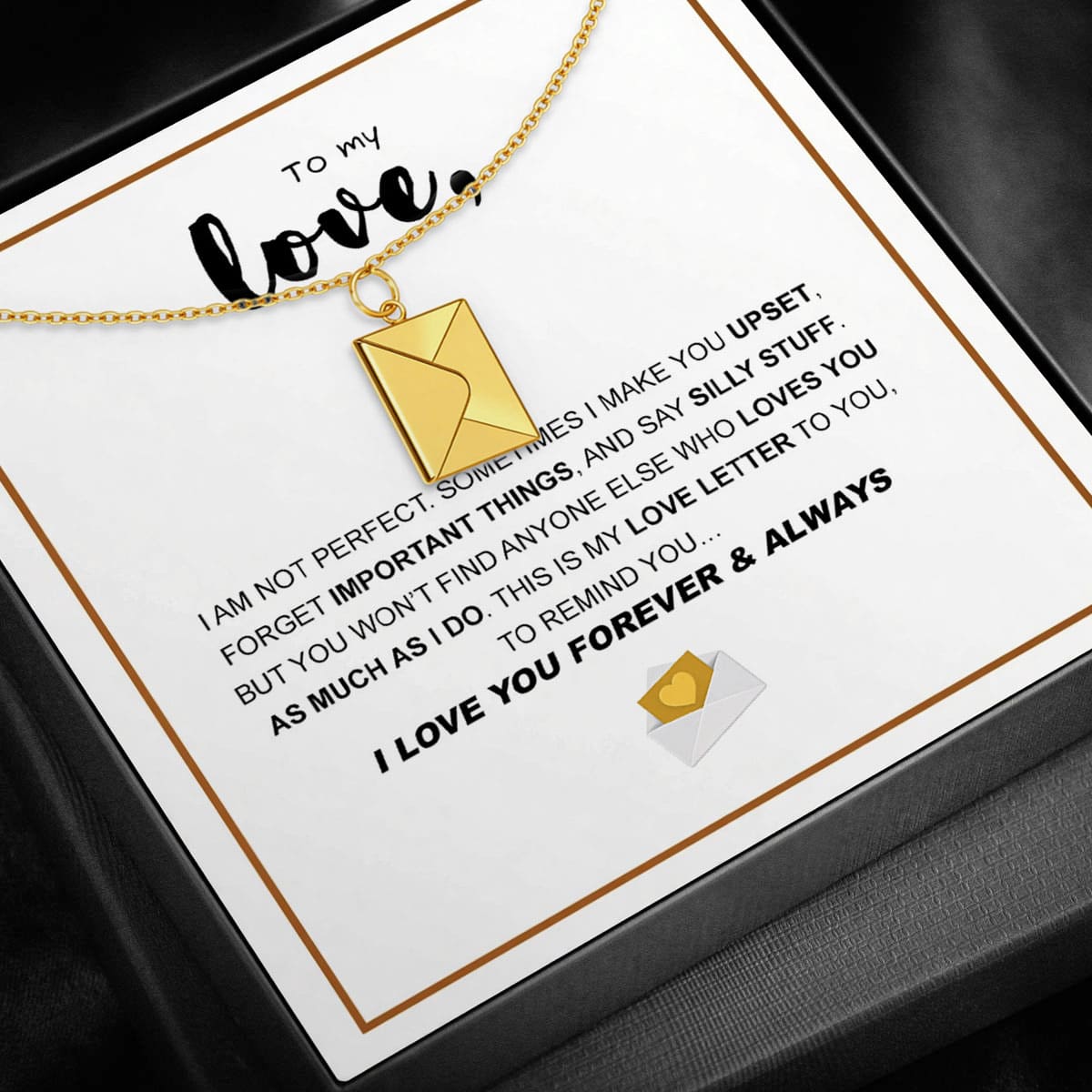"Love Letter" Necklace Gift Set