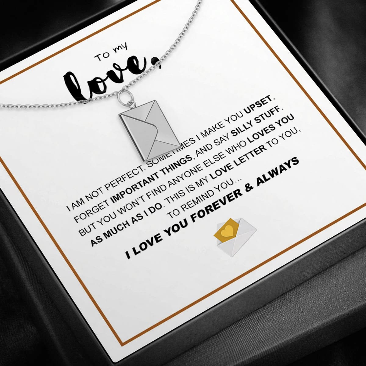 "Love Letter" Necklace Gift Set