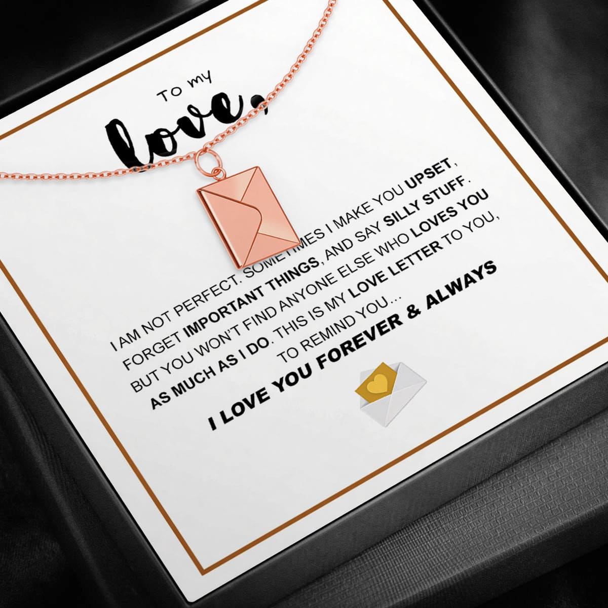 "Love Letter" Necklace Gift Set