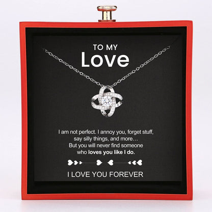 To My Love - Heart Box Necklace Set