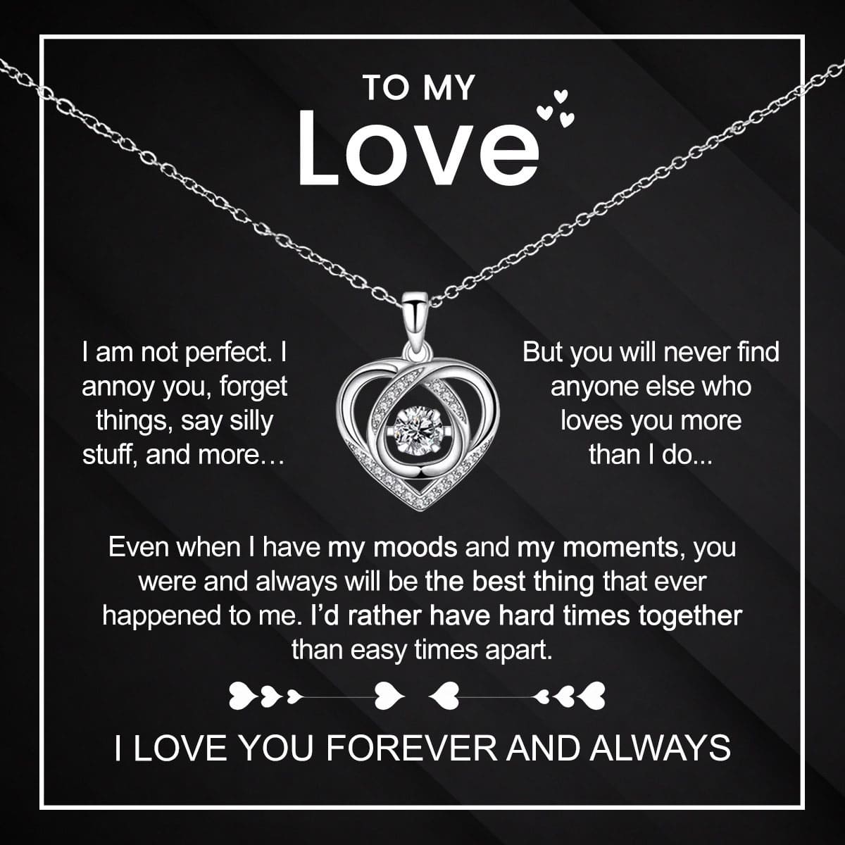 To My Love - Forever & Always Necklace