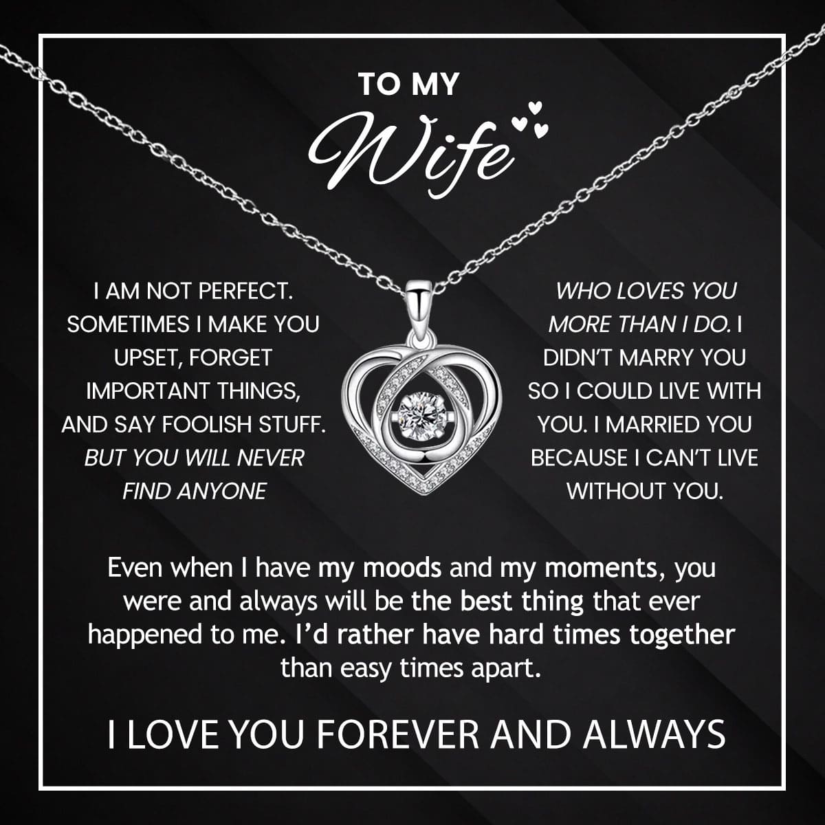 To My Love - Forever & Always Necklace