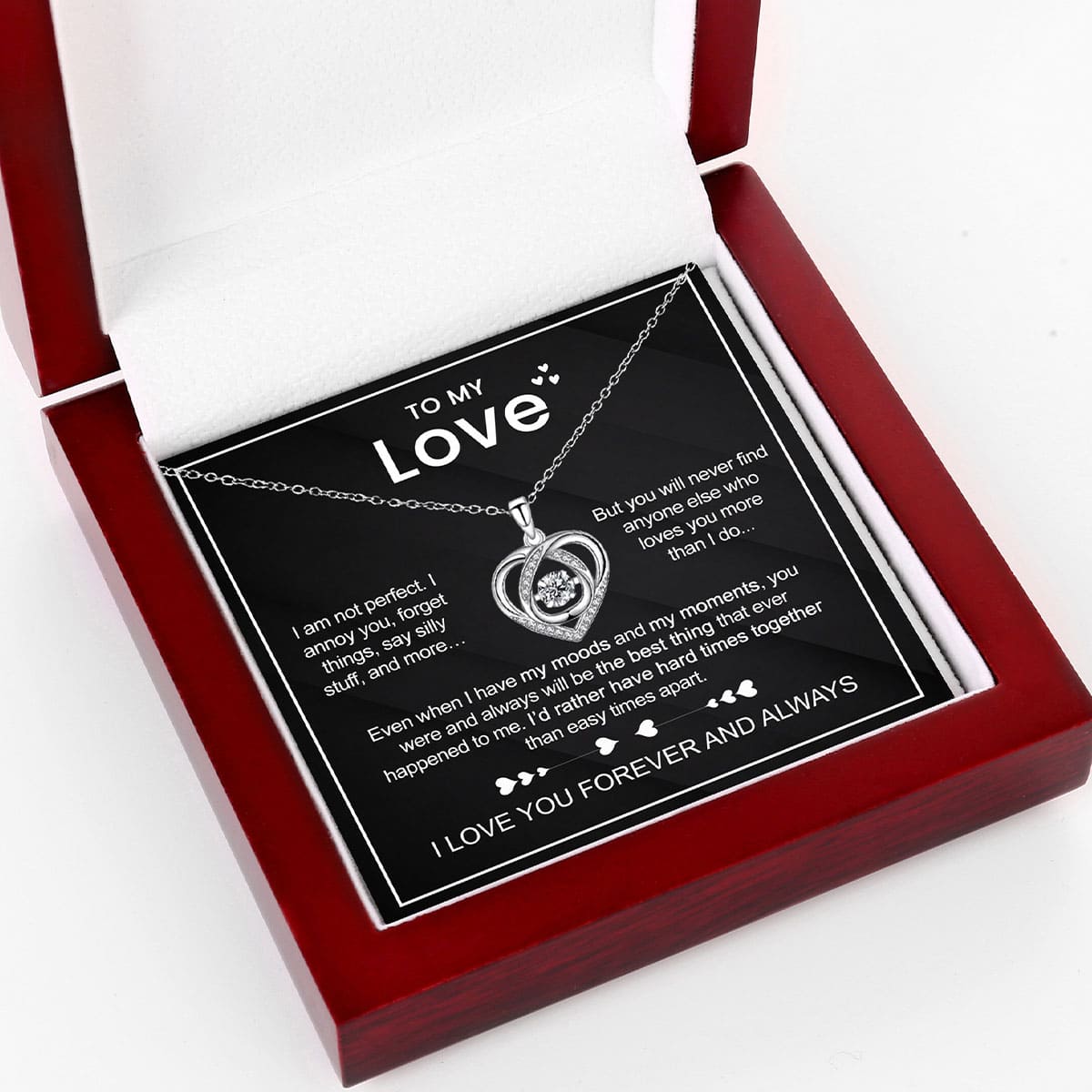 To My Love - Forever & Always Necklace