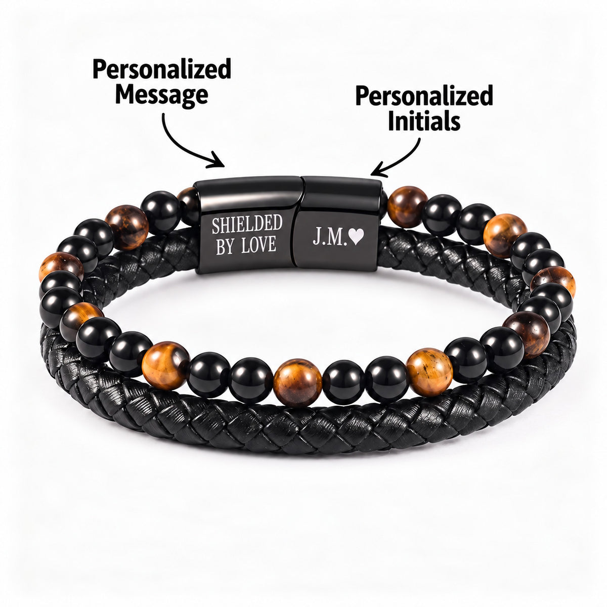 To My Son - Tiger Eye Bracelet