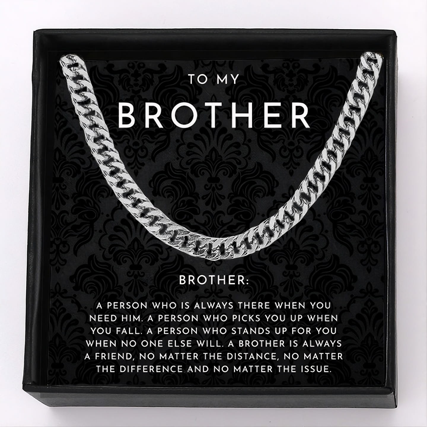 To My Brother Necklace