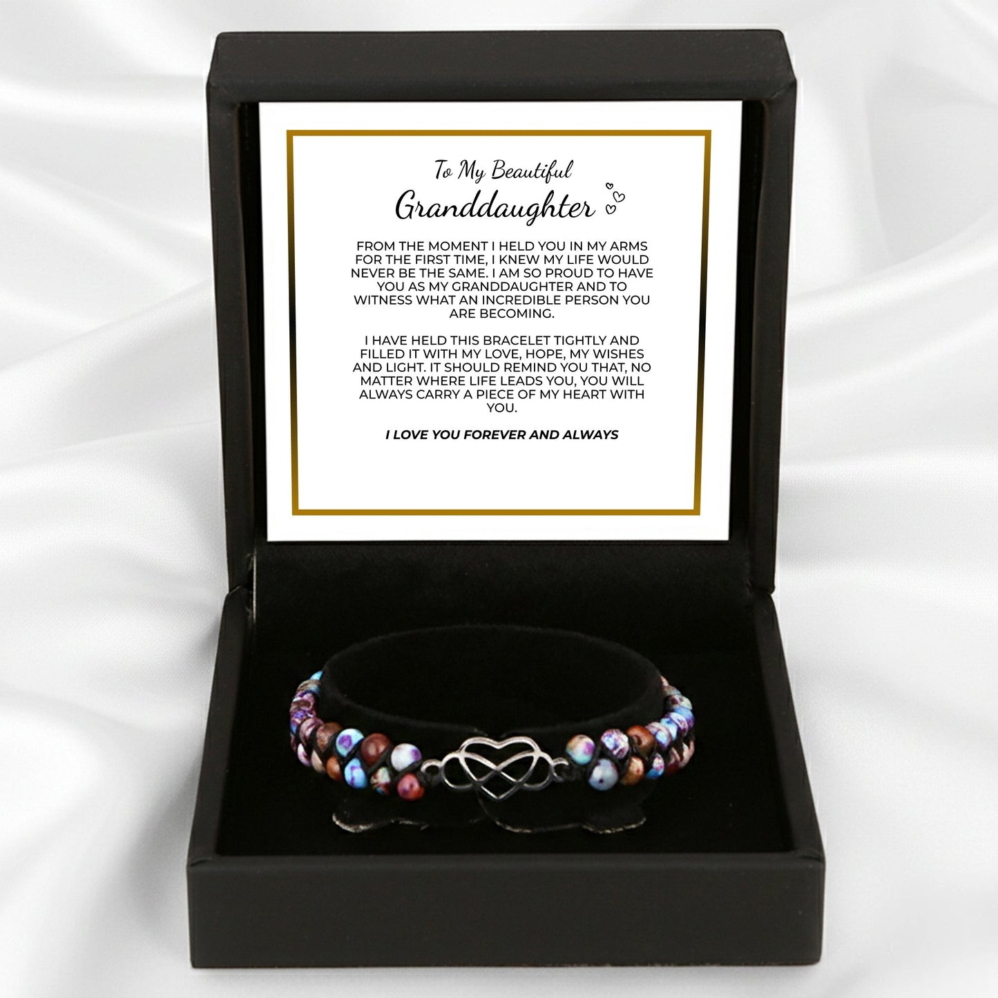 To My Granddaughter - Eternal Love Bracelet Gift Set