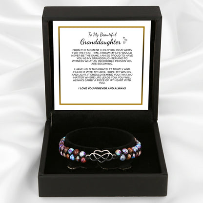 To My Granddaughter - Eternal Love Bracelet Gift Set