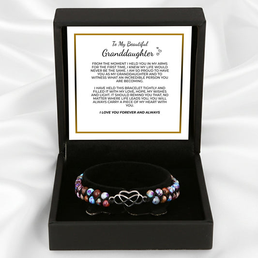 To My Granddaughter - Eternal Love Bracelet Gift Set