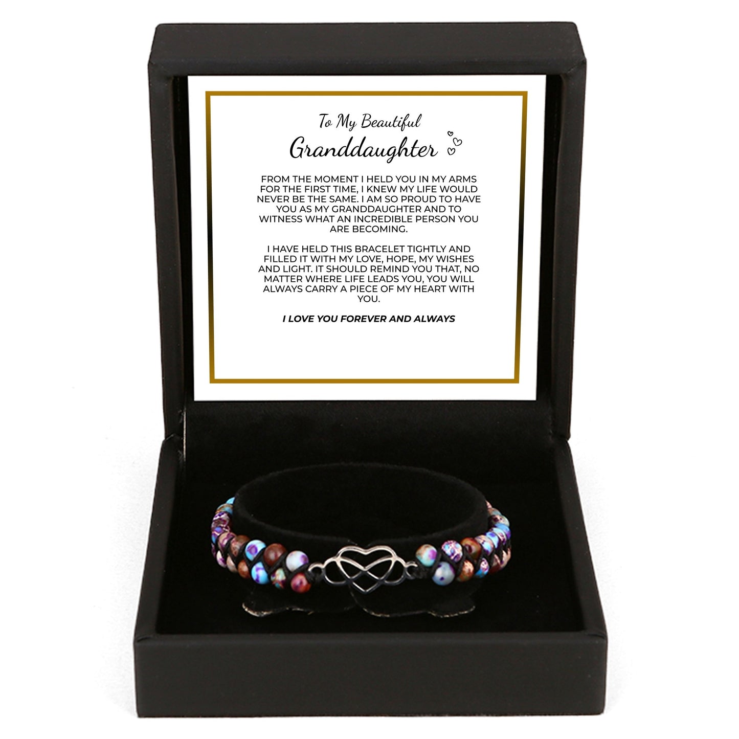 To My Granddaughter - Eternal Love Bracelet Gift Set