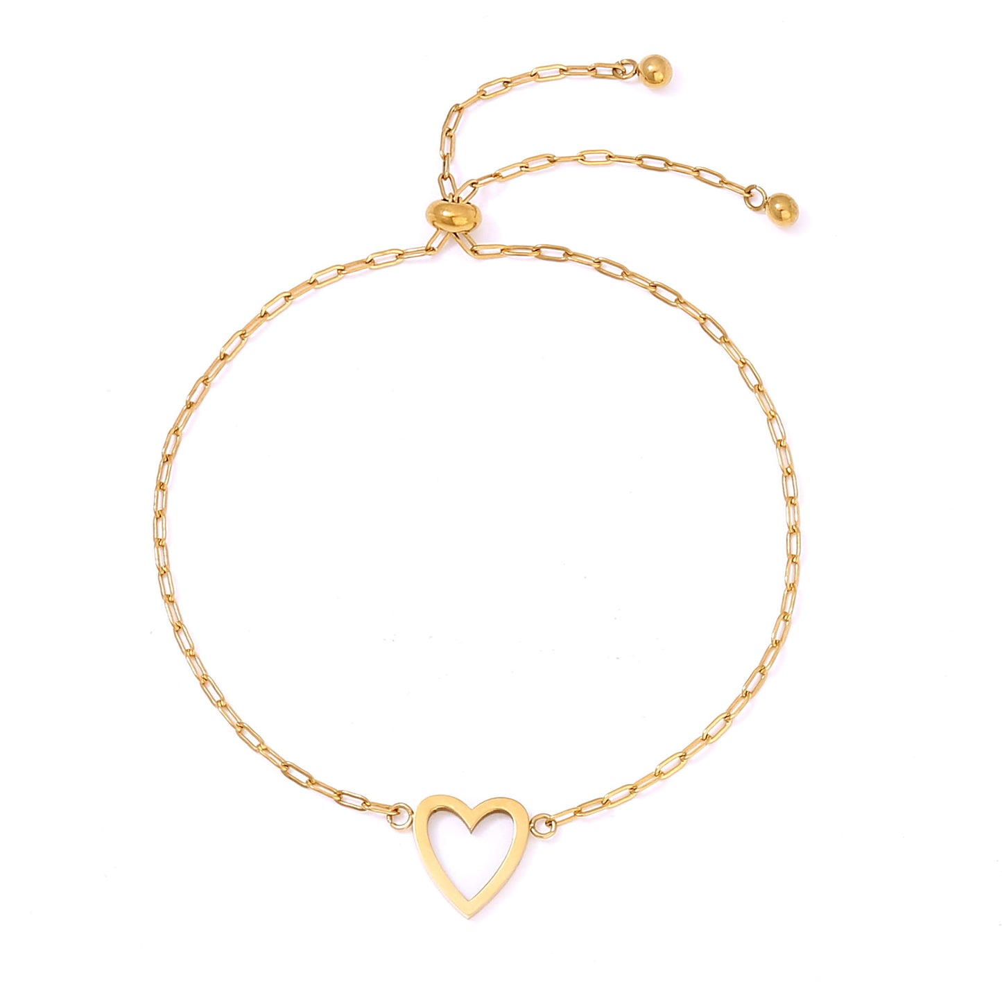 Matching Hearts Bracelet Set