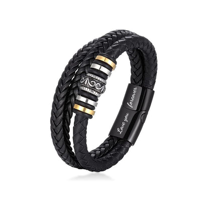 To My Grandson Bracelet Set