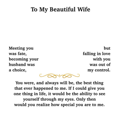 To My Wife - Forever Love Necklace Gift Set
