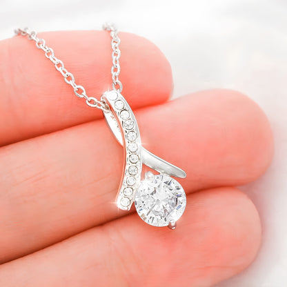 To My Mom - 14k White Gold Necklace Gift Set
